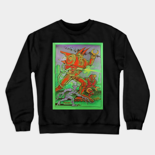 Battletech Robots Crewneck Sweatshirt by BennettBlackLight